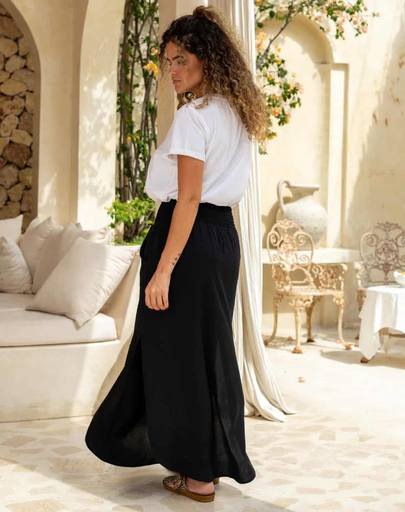 Resort Midi Skirt Black - Image 6