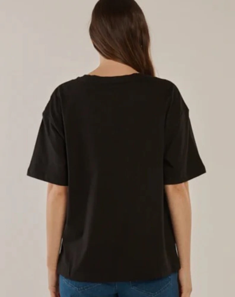 Riley Tee - Black - Image 3