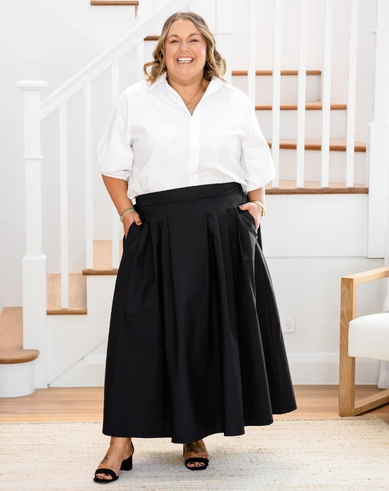 Sadie Skirt - Black - Image 5