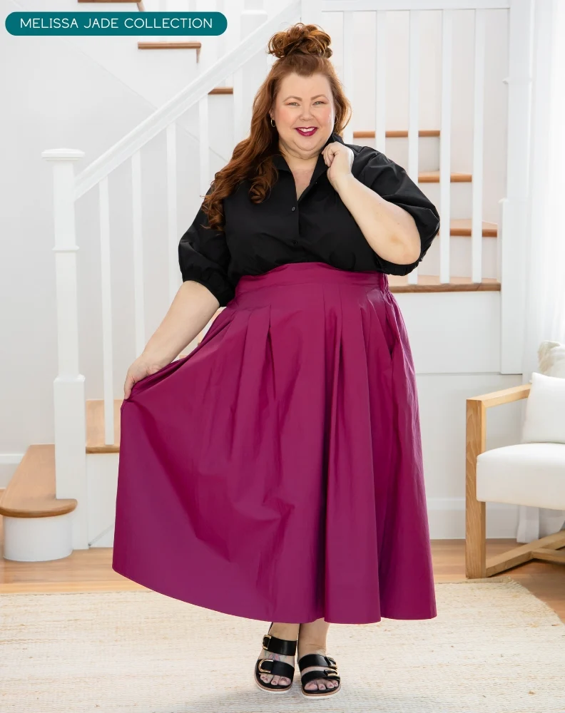 Sadie Skirt - Cherry