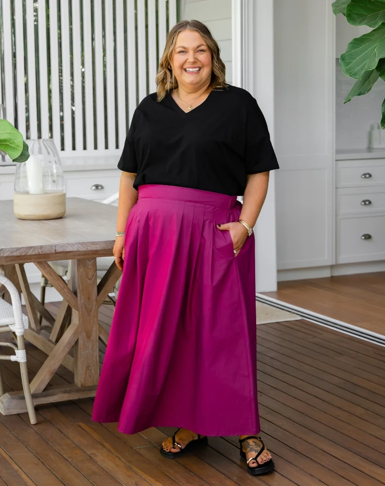 Sadie Skirt - Cherry - Image 10