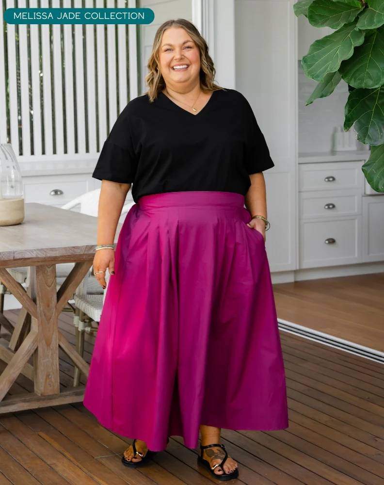 Sadie Skirt - Cherry - Image 2