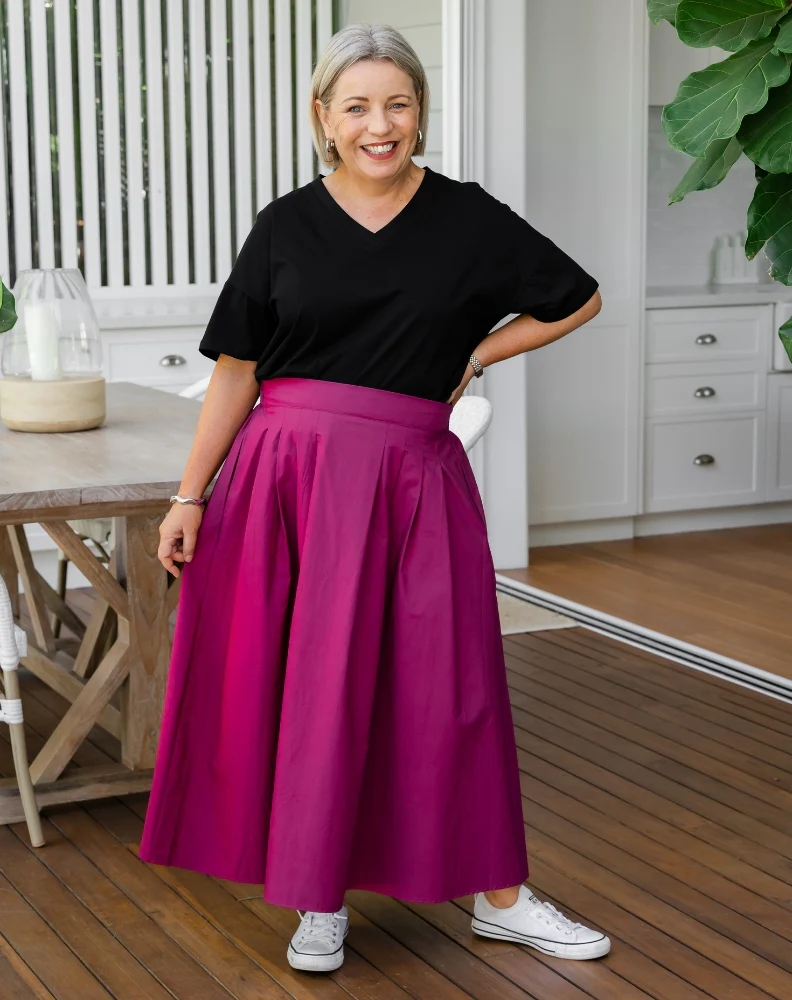 Sadie Skirt - Cherry - Image 3