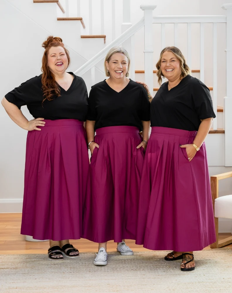 Sadie Skirt - Cherry - Image 4