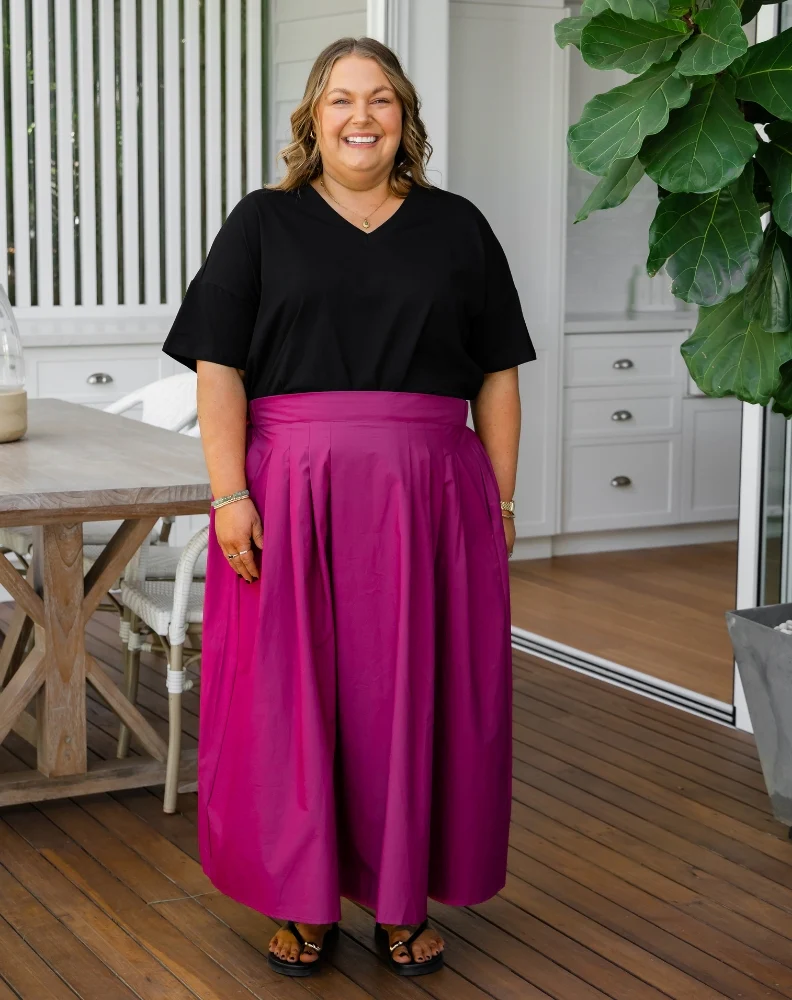 Sadie Skirt - Cherry - Image 5