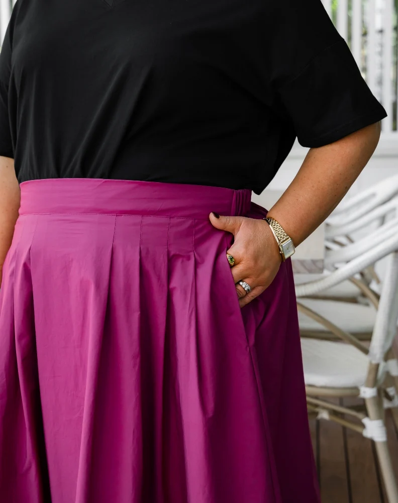 Sadie Skirt - Cherry - Image 6