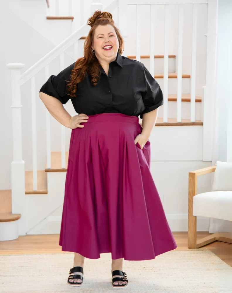 Sadie Skirt - Cherry - Image 7