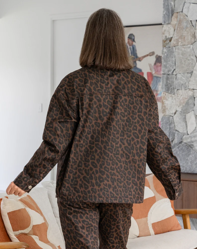 Sloane Shacket - Leopard - Image 8