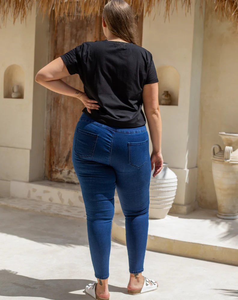 Slip on Jean - Blue Denim - Image 10