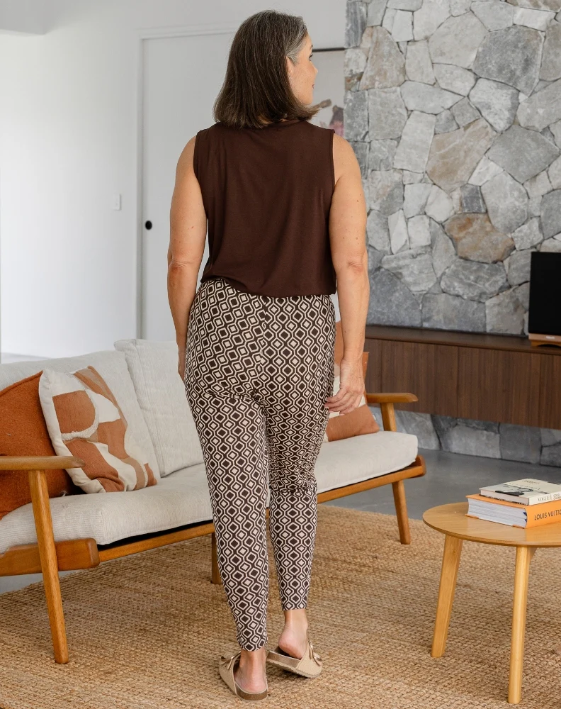 Slouch Pant - Aztec Chocolate - Image 7