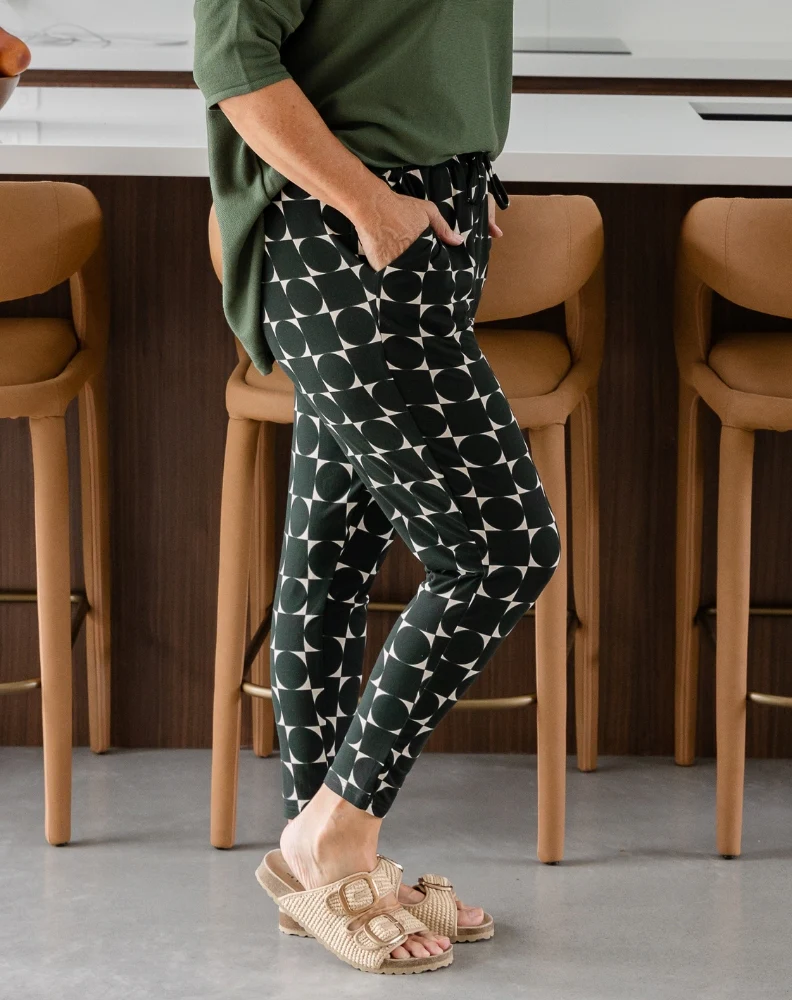 Slouch Pant - Geo Forest - Image 5