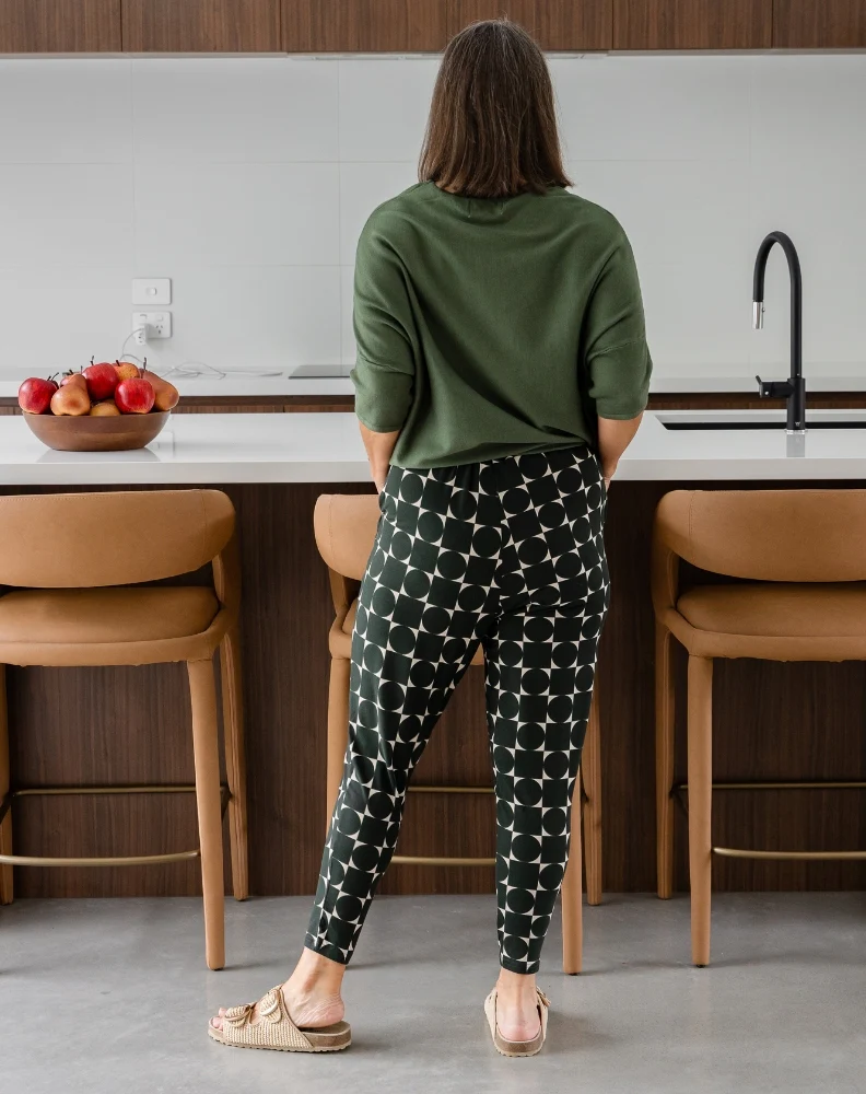 Slouch Pant - Geo Forest - Image 7