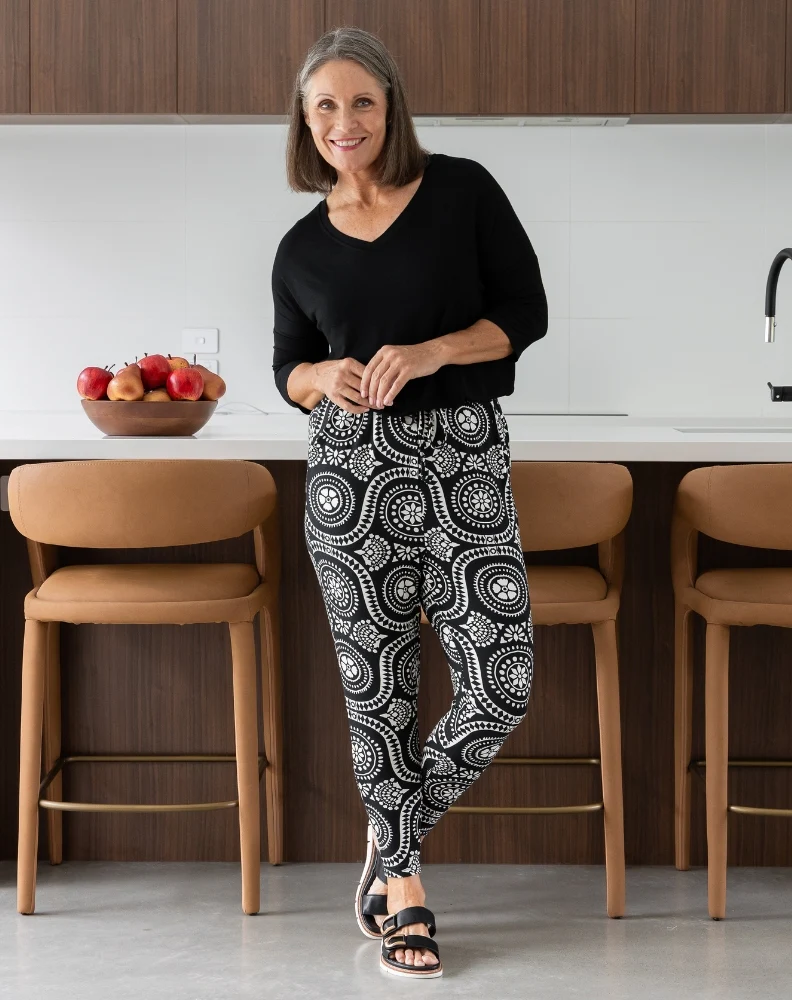 Slouch Pant - Tribal Black - Image 3