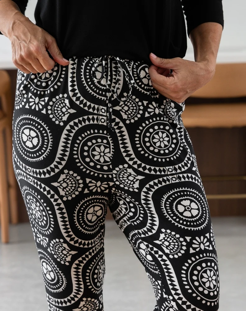Slouch Pant - Tribal Black - Image 4