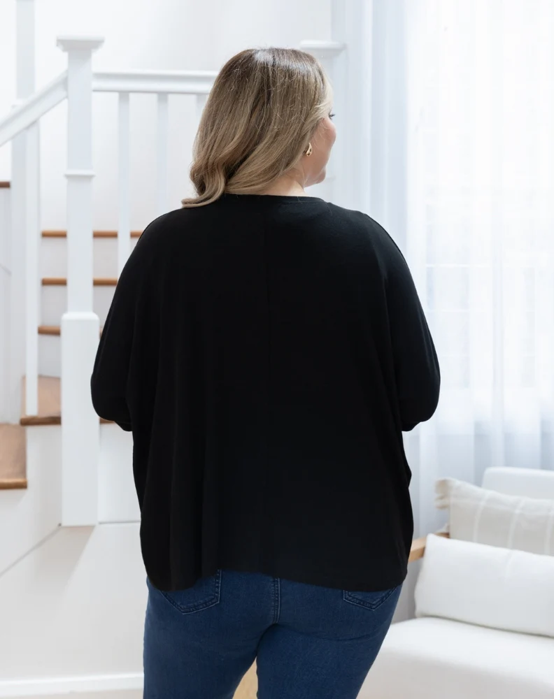 Slouch Shrug - Black - Image 8