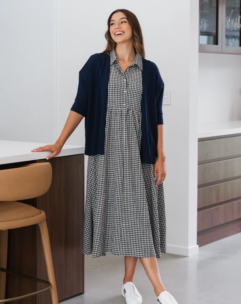 Slouch Shrug - Navy - Image 6