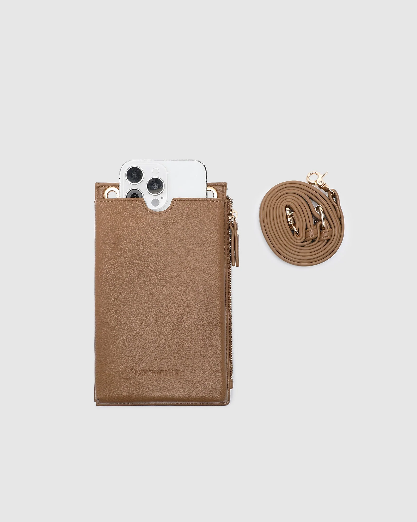 Suki Phone Bag - Caramel - Image 3