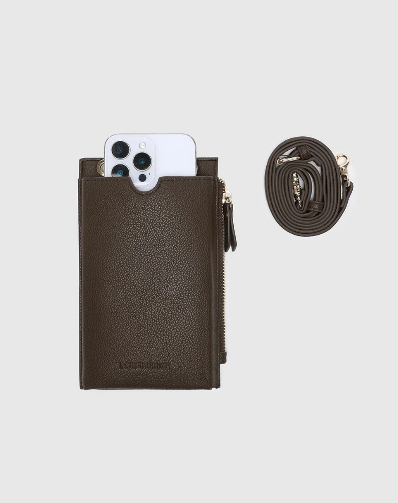 Suki Phone Bag - Chocolate - Image 3