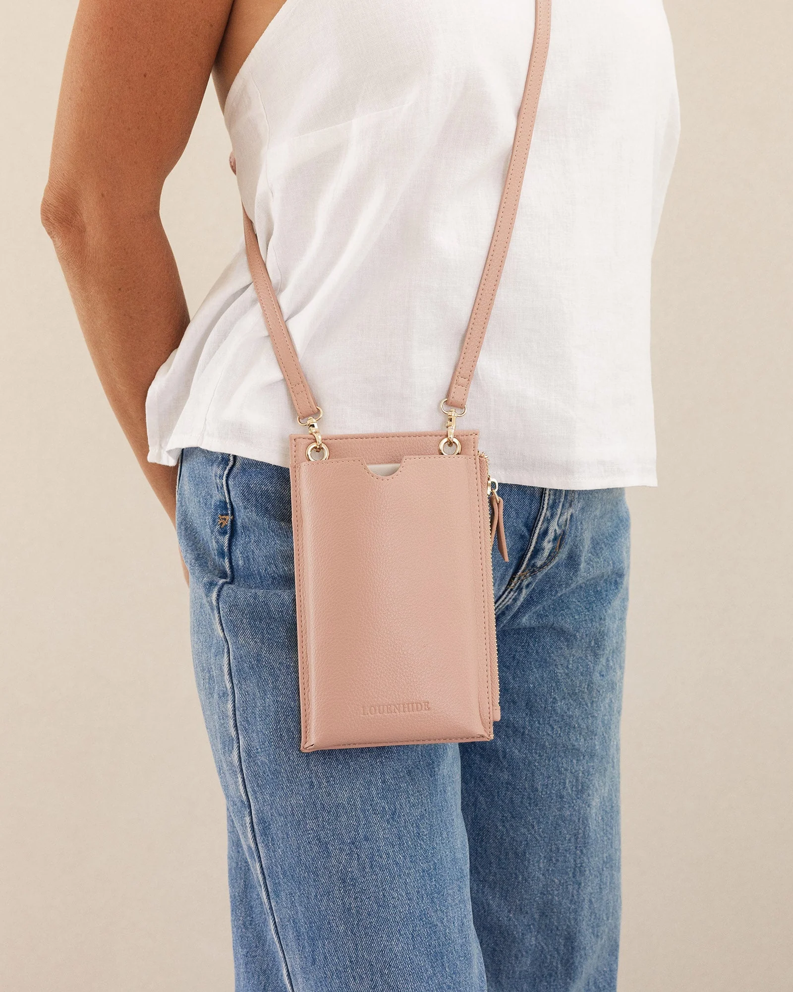 Suki Phone Bag - Dusty Pink - Image 6