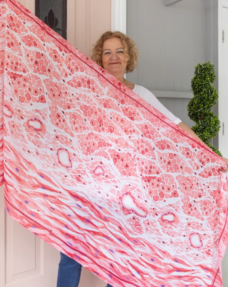 Pink Burst Scarf - Image 3