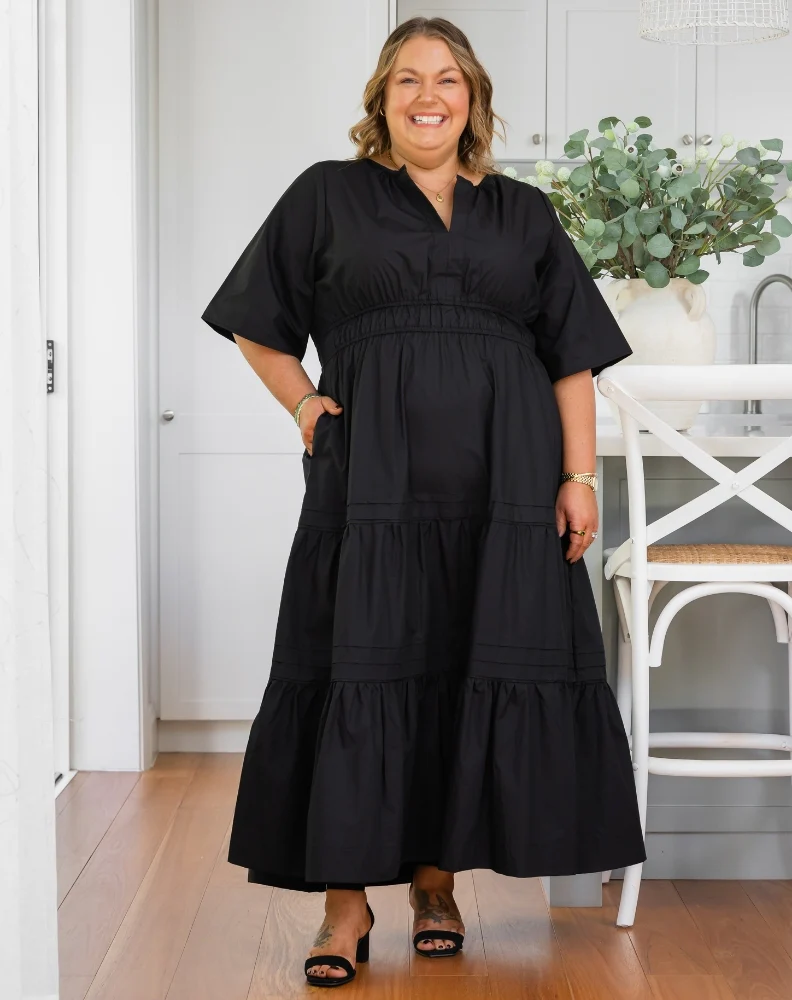 Teddie Dress - Black - Image 6