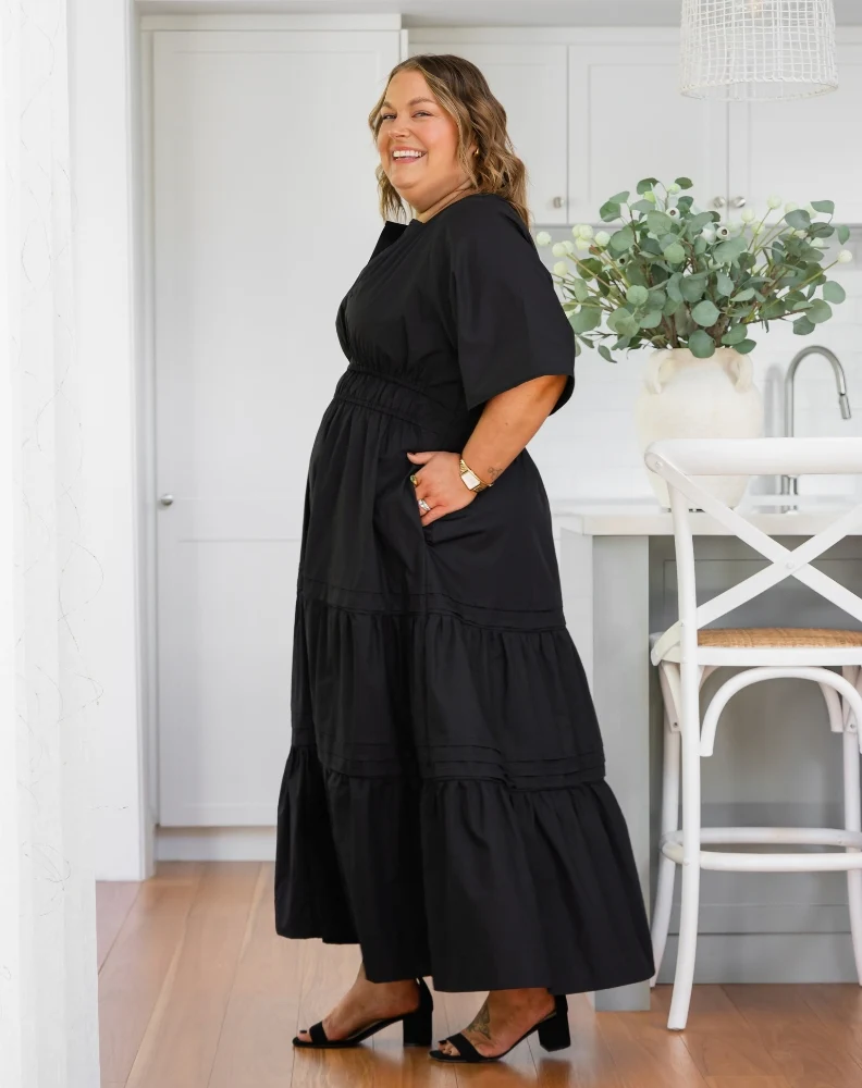 Teddie Dress - Black - Image 7