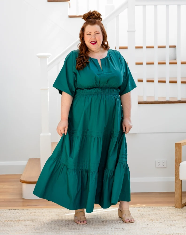 Teddie Maxi Dress - Forest - Image 2