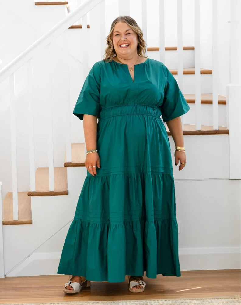 Teddie Maxi Dress - Forest - Image 8