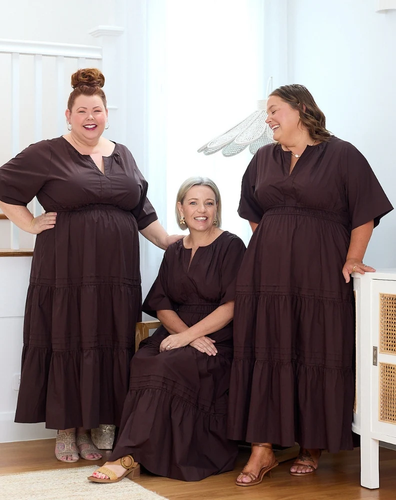 Teddie Maxi Dress - Chocolate - Image 13