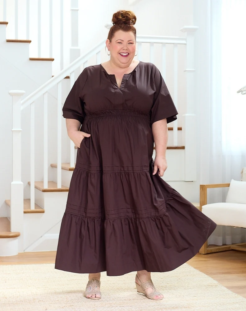 Teddie Maxi Dress - Chocolate - Image 3