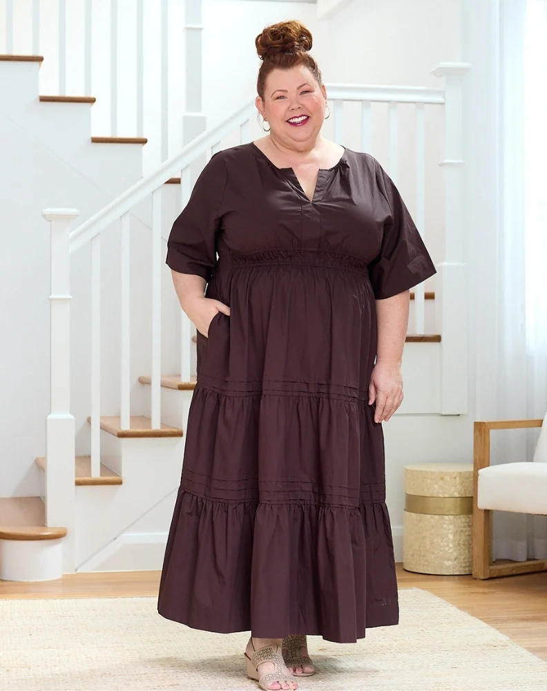Teddie Maxi Dress - Chocolate - Image 6