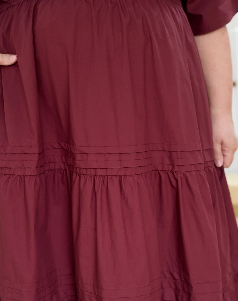 Teddie Maxi Dress - Wine - Image 7