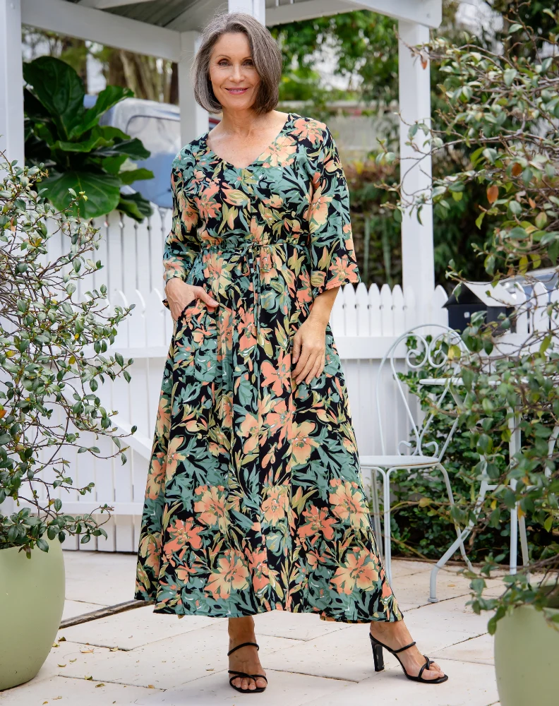 Zoe Maxi Dress | Botanic Floral