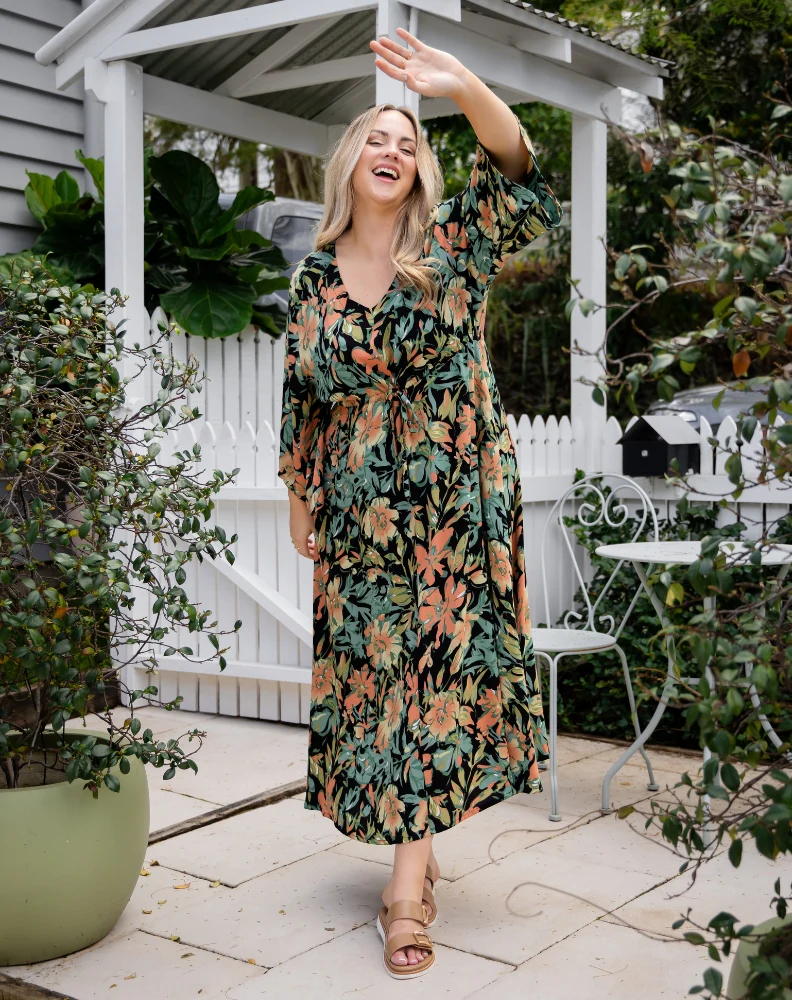Zoe Maxi Dress | Botanic Floral - Image 3