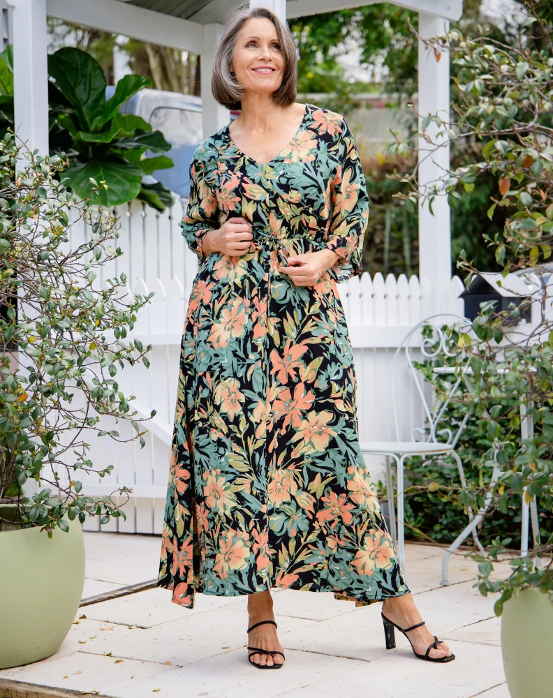 Zoe Maxi Dress | Botanic Floral - Image 4