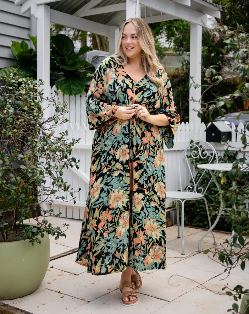 Zoe Maxi Dress | Botanic Floral - Image 6